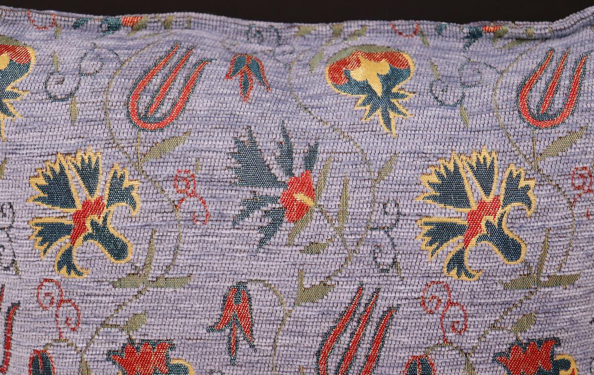 handmade Geometric Pillow Lavender Rust Handmade RECTANGLE throw pillow 2 x 2