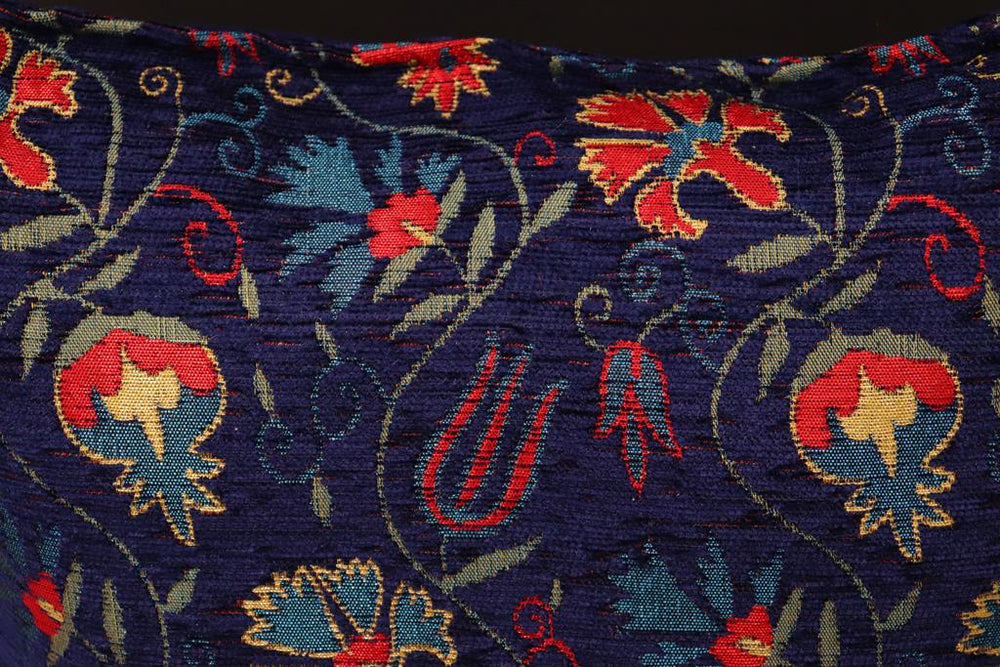 handmade Geometric Pillow Blue Red Handmade RECTANGLE throw pillow 2 x 2