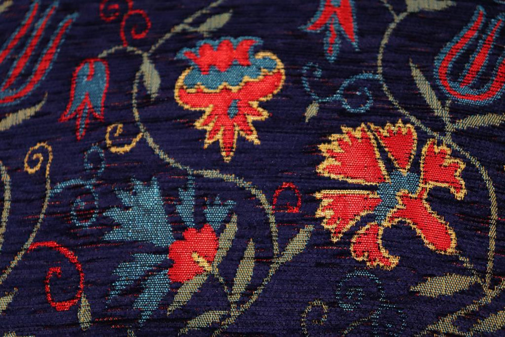 handmade Geometric Pillow Blue Red Handmade RECTANGLE throw pillow 2 x 2