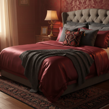 Arum Lilac Chenille Turkish Decorative Pillow