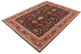 handmade Transitional Kafkaz Chobi Ziegler Black Blue Hand Knotted RECTANGLE 100% WOOL area rug 10 x 14