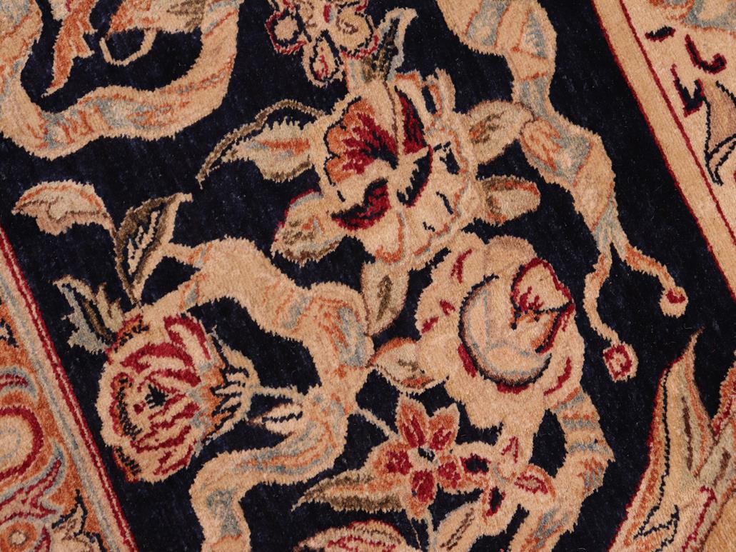 handmade Traditional Angola Tan Blue Hand Knotted RECTANGLE 100% WOOL area rug 8x10