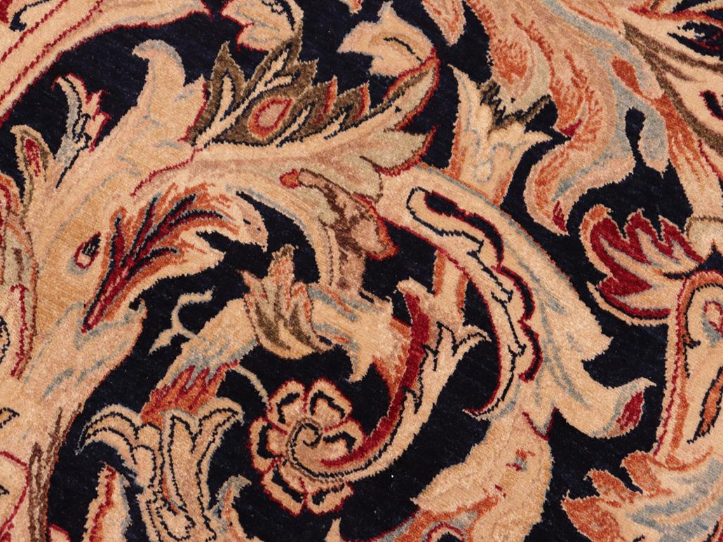 handmade Traditional Angola Tan Blue Hand Knotted RECTANGLE 100% WOOL area rug 8x10