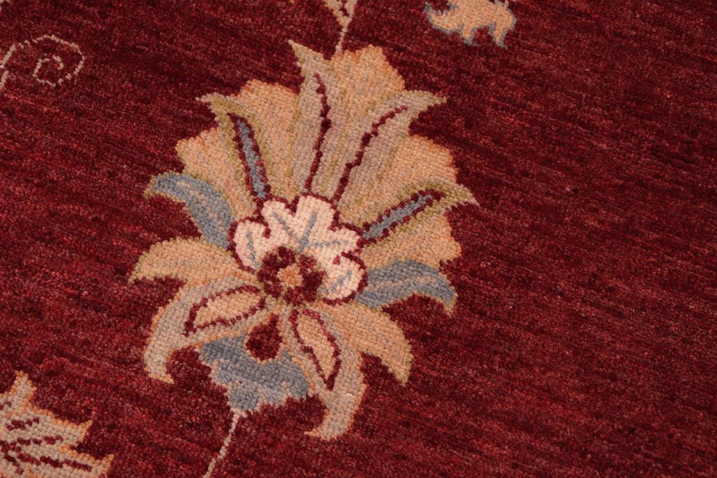 handmade Traditional Kafkaz Chobi Ziegler Red Beige Hand Knotted RECTANGLE 100% WOOL area rug 8 x 10