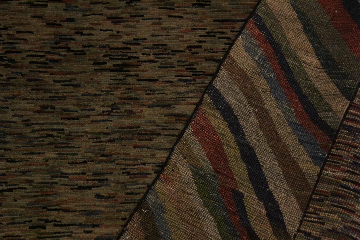 A10607, 4 7"x 6 4",Over Dyed                     ,4x6,Grey,RUST,Hand-knotted                  ,Pakistan   ,100% Wool  ,Rectangle  ,652671193354