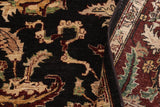 handmade Traditional Kafkaz Chobi Ziegler Black Red Hand Knotted RECTANGLE 100% WOOL area rug 9 x 11