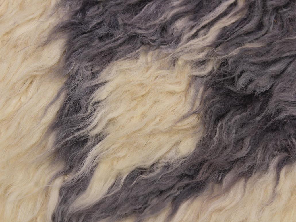 handmade Modern Moroccan Gray Ivory Hand Knotted RECTANGLE 100% WOOL area rug 8x10
