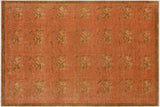 Boho Chic Ziegler Janie Rust Brown Hand-Knotted Wool Rug - 8'11'' x 11'11''