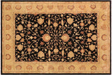 Bohemien Ziegler Olivia Black Gold Hand-Knotted Wool Rug - 9'0'' x 11'11''