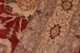 handmade Traditional Kafkaz Chobi Ziegler Rust Tan Hand Knotted RECTANGLE 100% WOOL area rug 9 x 12