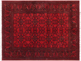 Rustic Biljik Khal Mohammadi Augustin Wool Rug - 4'9'' x 6'6''