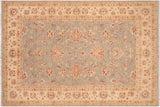 Classic Ziegler Avelina Gray Beige Hand-Knotted Wool Rug - 6'5'' x 10'8''