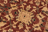 handmade Traditional Kafkaz Chobi Ziegler Brown Blue Hand Knotted RECTANGLE 100% WOOL area rug 10 x 14
