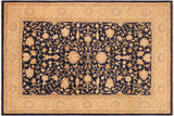 handmade Traditional Kafkaz Chobi Ziegler Blue Gold Hand Knotted RECTANGLE 100% WOOL area rug 10 x 14
