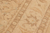 handmade Traditional Kafkaz Chobi Ziegler Tan Beige Hand Knotted RECTANGLE 100% WOOL area rug 10 x 14