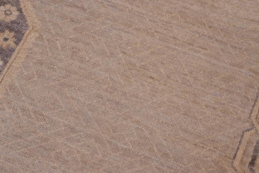 handmade Traditional Kafkaz Chobi Ziegler Lt. Gray Drk. Gray Hand Knotted RECTANGLE 100% WOOL area rug 9 x 12