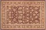 handmade Transitional Kafkaz Chobi Ziegler Brown Beige Hand Knotted RECTANGLE 100% WOOL area rug 10 x 14