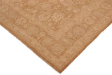 handmade Traditional Kafkaz Chobi Ziegler Brown Beige Hand Knotted RECTANGLE 100% WOOL area rug 10 x 14