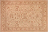 Bohemien Ziegler Sheri Beige Brown Hand-Knotted Wool Rug - 10'3'' x 13'8''