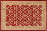 handmade Transitional Victoria Red Beige Hand Knotted RECTANGLE 100% WOOL area rug 10 x 14