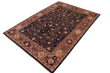 handmade Transitional Kafkaz Chobi Ziegler Blue Brown Hand Knotted RECTANGLE 100% WOOL area rug 10 x 14