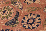 handmade Traditional Kafkaz Chobi Ziegler Orange Blue Hand Knotted RECTANGLE 100% WOOL area rug 10 x 14