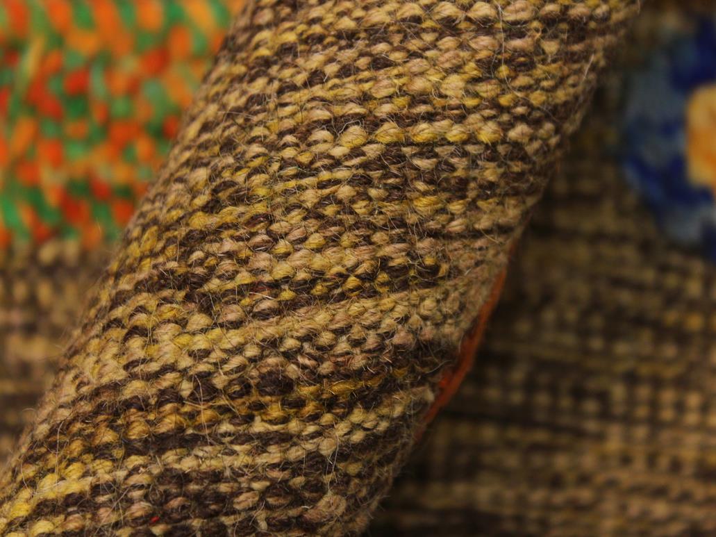 handmade Modern Moroccan Hi Brown Gold Hand-Woven RECTANGLE 100% WOOL area rug 8x10