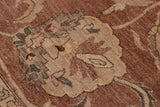 handmade Traditional Kafkaz Chobi Ziegler Lt. Brown Tan Hand Knotted RECTANGLE 100% WOOL area rug 10 x 13
