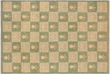 handmade Transitional Kafkaz Chobi Ziegler Green Beige Hand Knotted RECTANGLE 100% WOOL area rug 10 x 13