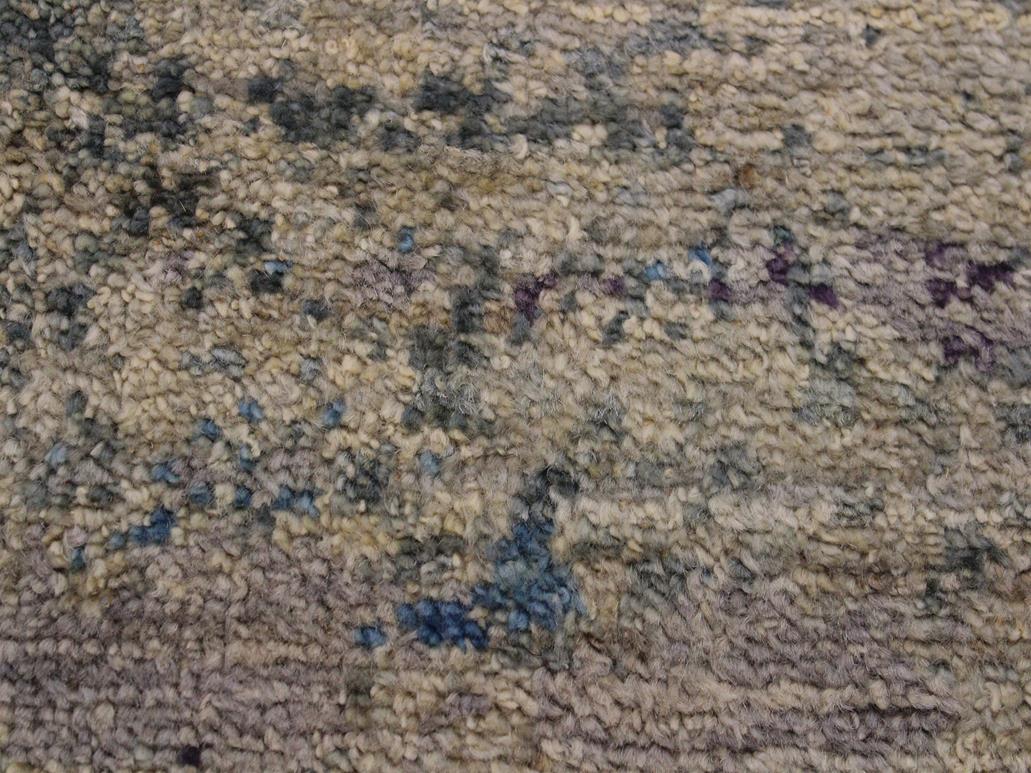 handmade Modern Kafkaz Green Blue Hand Knotted RUNNER 100% WOOL area rug 2x6