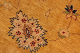 handmade Traditional Kafkaz Chobi Ziegler Gold Blue Hand Knotted RECTANGLE 100% WOOL area rug 10 x 13