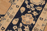 handmade Traditional Kafkaz Chobi Ziegler Brown Blue Hand Knotted RECTANGLE 100% WOOL area rug 10 x 14