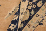 handmade Traditional Kafkaz Chobi Ziegler Brown Blue Hand Knotted RECTANGLE 100% WOOL area rug 10 x 14