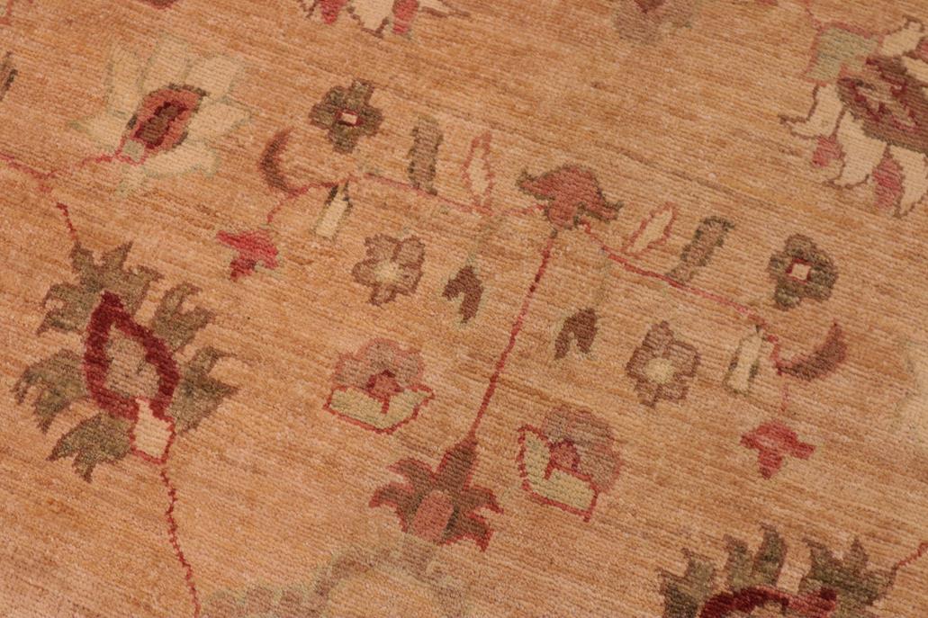 handmade Traditional Kafkaz Chobi Ziegler Gold Red Hand Knotted RECTANGLE 100% WOOL area rug 10 x 15