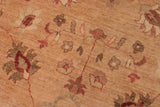 handmade Traditional Kafkaz Chobi Ziegler Gold Red Hand Knotted RECTANGLE 100% WOOL area rug 10 x 15