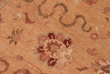 handmade Traditional Kafkaz Chobi Ziegler Gold Red Hand Knotted RECTANGLE 100% WOOL area rug 10 x 15