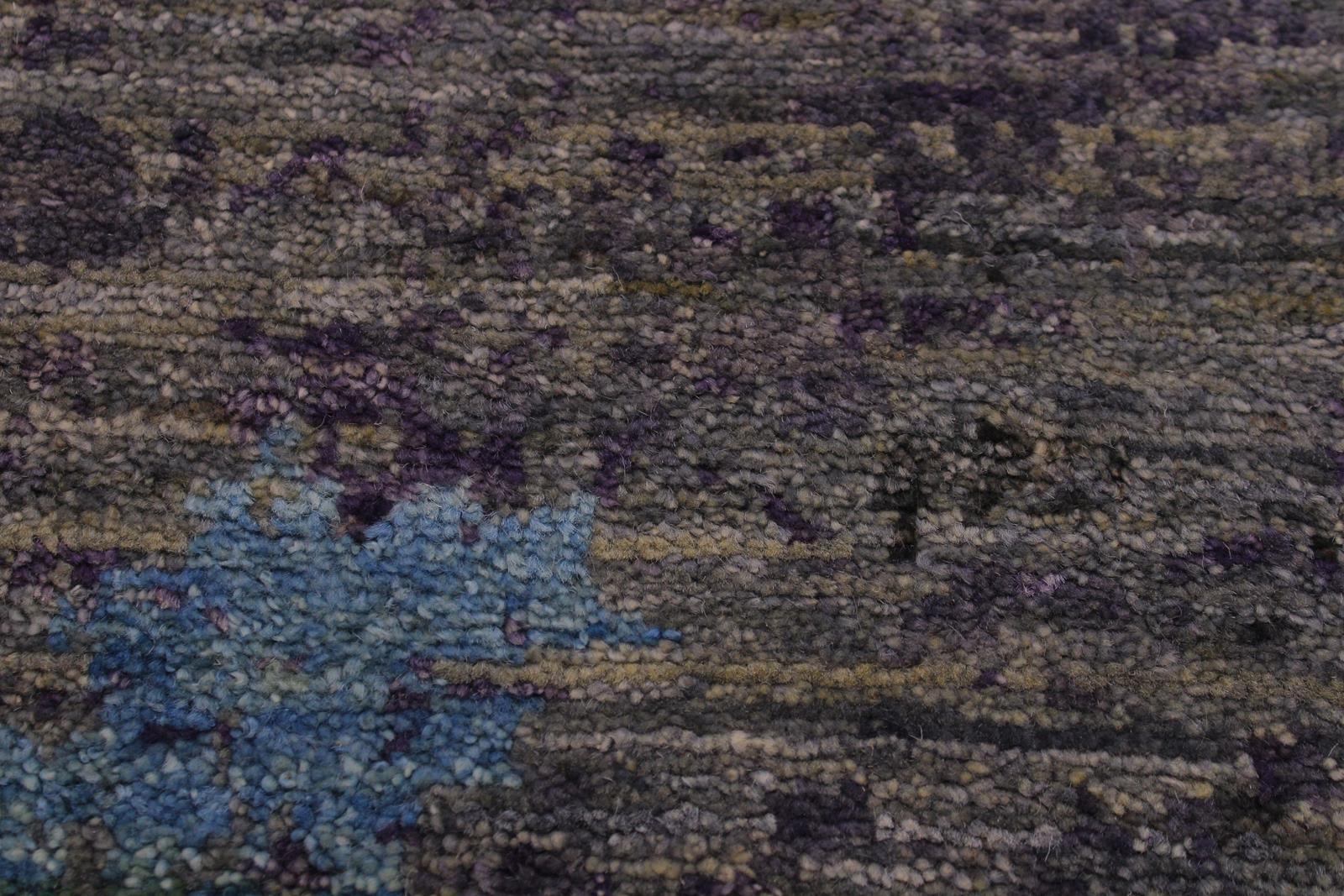 A11869, 710"x 8 0",Modern                        ,8x8,Grey,BLUE,Hand-knotted                  ,Pakistan   ,100% Wool  ,Round      ,652671216022