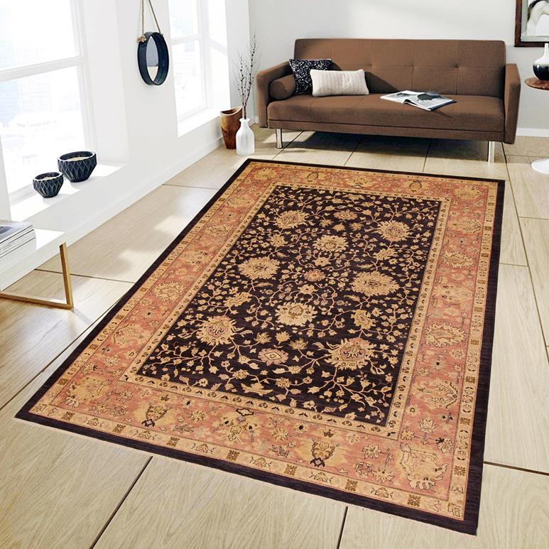 handmade Traditional Kafkaz Chobi Ziegler Blue Red Hand Knotted RECTANGLE 100% WOOL area rug 10 x 13