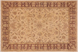 Classic Ziegler Lynette Tan Brown Hand-Knotted Wool Rug - 10'3'' x 13'9''
