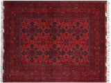 Rustic Biljik Khal Mohammadi Lynna Wool Rug - 4'11'' x 6'6''