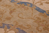 handmade Transitional Kafkaz Chobi Ziegler Green Blue Hand Knotted RECTANGLE 100% WOOL area rug 10 x 14