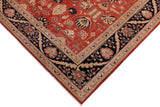 handmade Traditional Kafkaz Chobi Ziegler Rust Drk. Blue Hand Knotted RECTANGLE 100% WOOL area rug 10 x 14