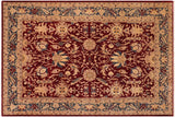 Bohemien Ziegler Sophie Red Blue Hand-Knotted Wool Rug - 10'2'' x 13'10''