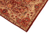 handmade Traditional Kafkaz Chobi Ziegler Red Beige Hand Knotted RECTANGLE 100% WOOL area rug 8 x 10