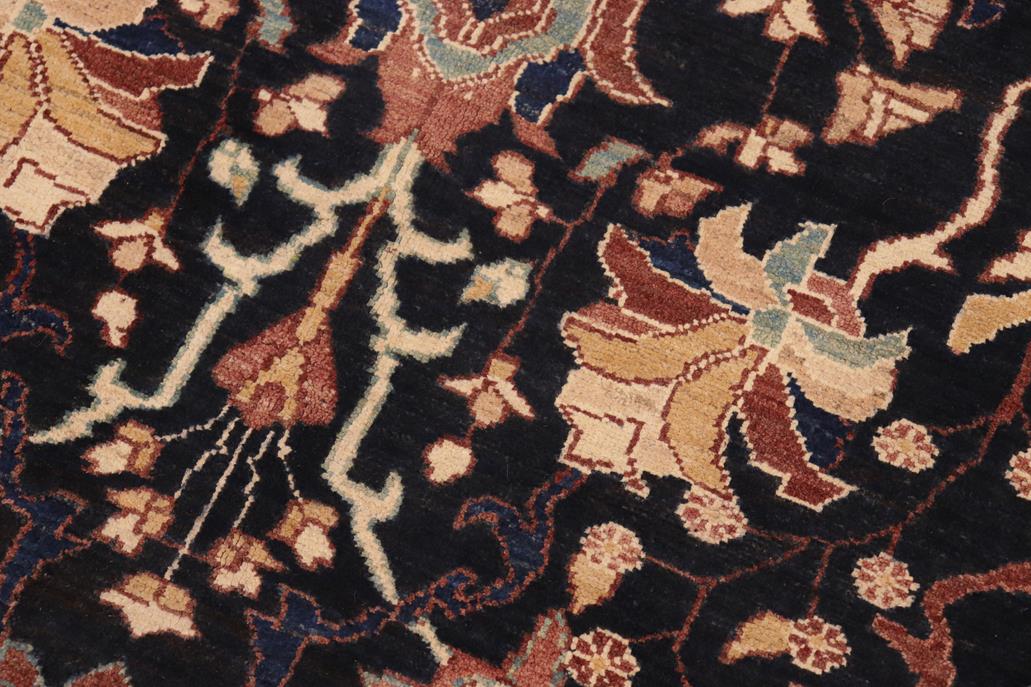 handmade Traditional Kafkaz Chobi Ziegler Blue Brown Hand Knotted RECTANGLE 100% WOOL area rug 8 x 10