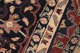 handmade Traditional Kafkaz Chobi Ziegler Blue Brown Hand Knotted RECTANGLE 100% WOOL area rug 8 x 10