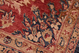 handmade Traditional Kafkaz Chobi Ziegler Red Blue Hand Knotted RECTANGLE 100% WOOL area rug 8 x 10