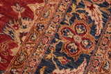 handmade Traditional Kafkaz Chobi Ziegler Red Blue Hand Knotted RECTANGLE 100% WOOL area rug 8 x 10