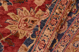 handmade Traditional Kafkaz Chobi Ziegler Red Blue Hand Knotted RECTANGLE 100% WOOL area rug 8 x 10