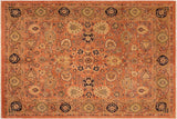 Bohemien Ziegler Jaclyn Rust Brown Hand-Knotted Wool Rug - 8'4'' x 9'11''